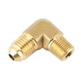 thumbnail image 2 of Adaptador de manguera de codo de rosca macho de latón de 90 grados, 4 AN a 1/8 NPT, anticorrosión, 2 of 12