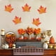thumbnail image 4 of Decoración de Aula con Hojas de Arce Simuladas para Otoño, Decoración para Fiesta de Halloween, 50 Hojas de Arce, 4 of 6