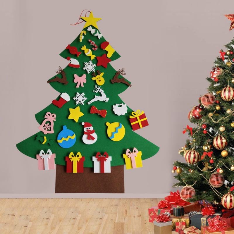 2020 Family DIY Xmas Christmas Tree Hanging Ornaments Door Pendant Home Decor 