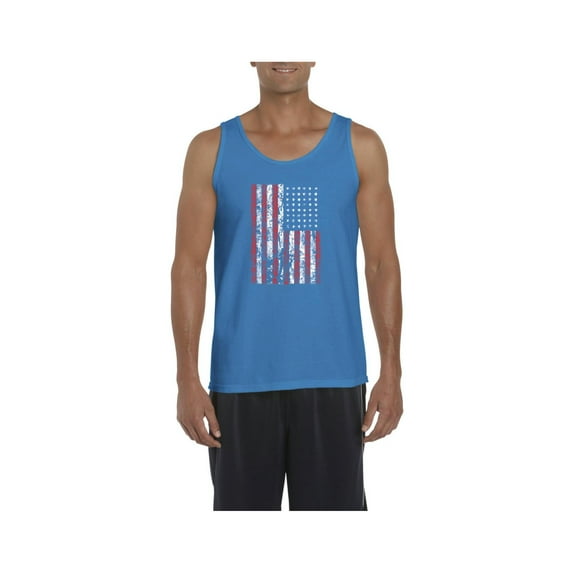 Normal is Boring - Men's Tank Top for Men, up to Men Size 3XL - American Flag 4th of July