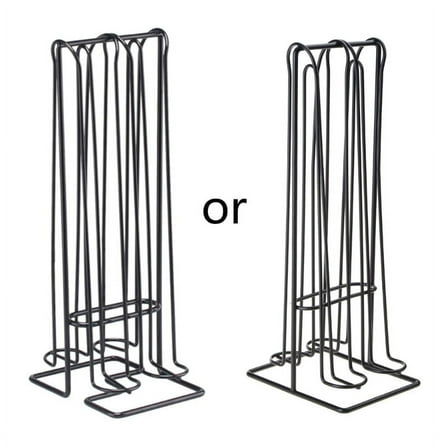 Vertical Coffee Capsule Holder Coffee Pod Stand Storage Rack with Stable Base