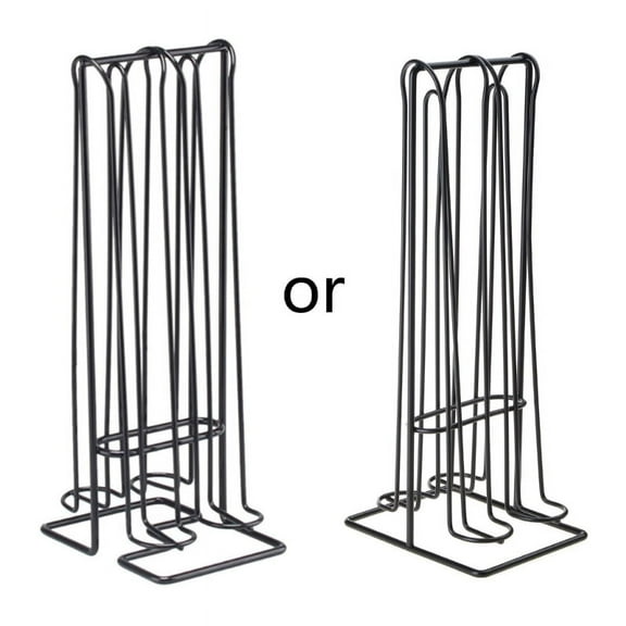 Vertical Coffee Capsule Holder Coffee Pod Stand Storage Rack with Stable Base