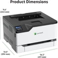 thumbnail image 5 of Impresora láser a color Lexmark CS331dw con Ethernet, compatible con dispositivos móviles, inalámbrica, para oficina e impresión automática a doble cara (Serie 3) (40N9020), 5 of 5
