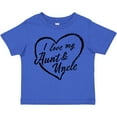 thumbnail image 3 of Inktastic I Love My Aunt and Uncle in Black Chalk Heart Boys or Girls Toddler T-Shirt, 3 of 5