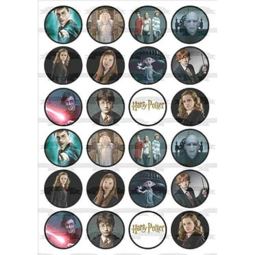 Harry Potter Hermione Granger Dumbledore Ronald Weasley Edible Cupcake Toppers ABPID01093