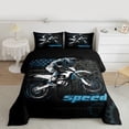 thumbnail image 2 of Homewish Dirt Bike Bedding Comforter Set,Speed Motorcycle Motocross Twin Comforter Sets,Extreme Sport Bedding Set For Boy,Microfiber Bedroom Decor,2 Pieces, 2 of 8