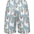 thumbnail image 3 of CROPD Music Notes Pajama shorts Mens Lounge Sleep Shorts Casual Men Pajama Bottoms with Pockets Drawstring, 3 of 7
