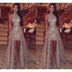 thumbnail image 3 of Vestido de fiesta sin mangas con cuello redondo y efecto bronce para mujer de otoño e invierno, 3 of 6