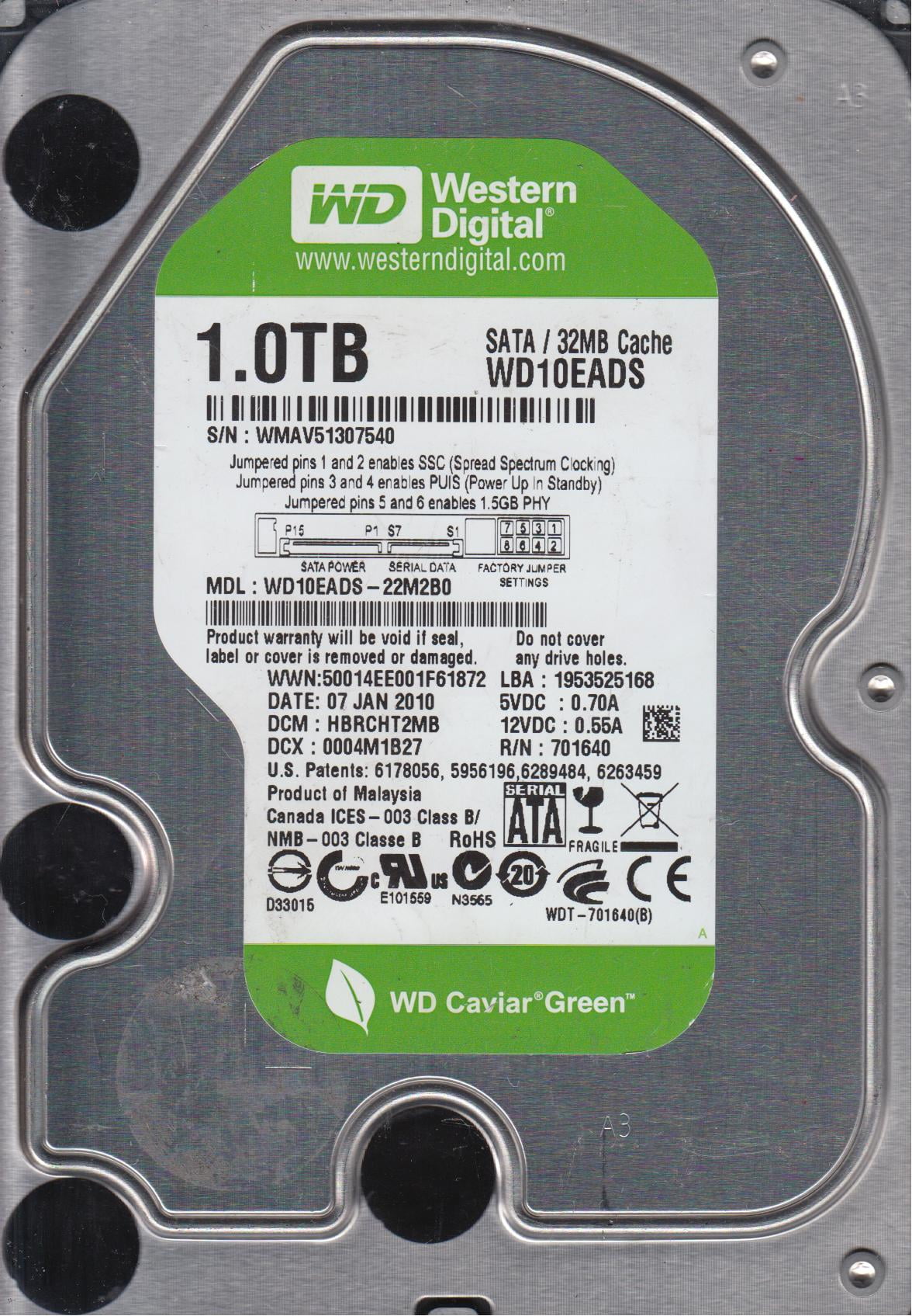 western digital wd10eads-22m2b0 western digital wd10eads-22m2b0