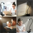 thumbnail image 6 of USB Flexible LED Clip on Light, Clamp Desk Table Reading Working Lamp, 360° Gooseneck Bed Headboard Light, Eye Protection Light, LED Desk Lamp for Home Office Study Kids, Black, 6 of 8