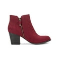 thumbnail image 2 of Style & Co. Womens Masrinaaf Suede Block Heel Booties, 2 of 3