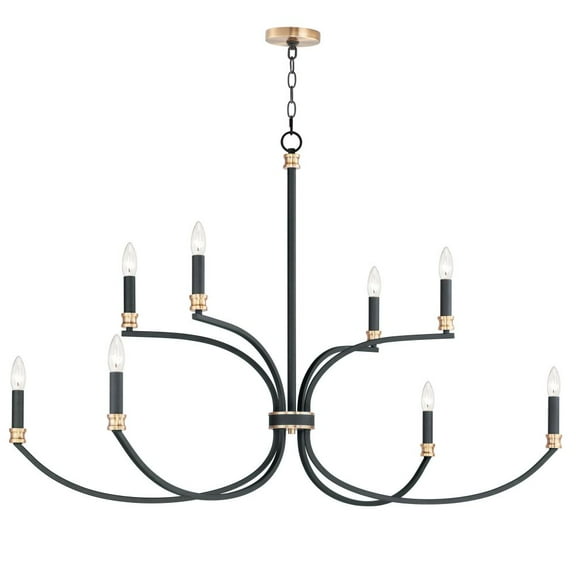 Maxim Lighting - Charlton - 8 Light 2-Tier Chandelier In Traditional Style-24