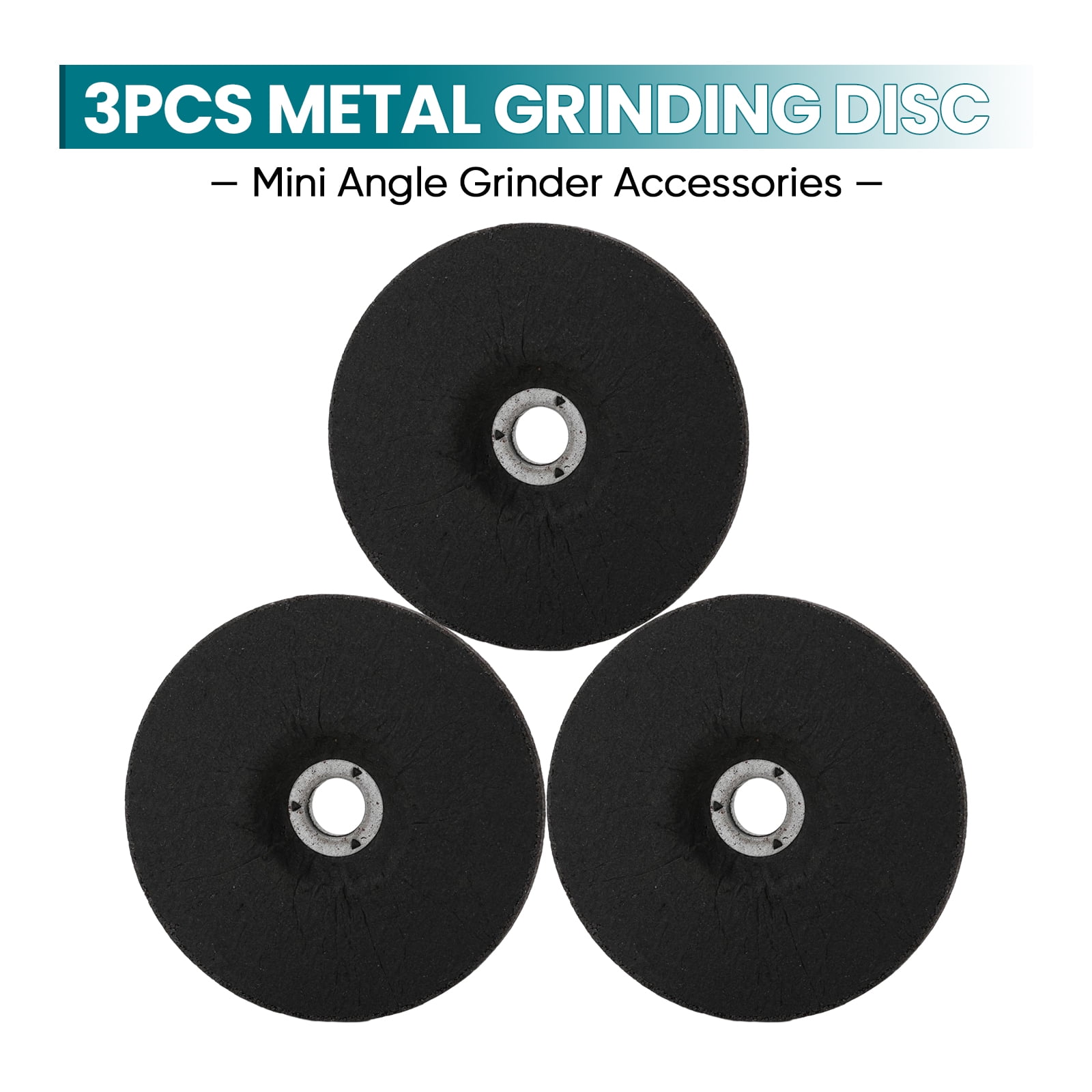 Saker 3Pcs Metal Grinding Disc, 3 Inch Mini Angle Grinder Accessories