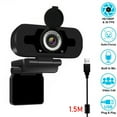 thumbnail image 1 of Webcam  HD Webcam 1080P with Privacy Shutter  Pro Streaming Web Camera with Microphone  Widescreen USB Computer Camera for PC Mac, 1 of 7