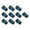 Black Blue, variant on yotijay 10Pcs Golf Ferrules for Taper Tip Iron Wedge Premium Golf Club Repair Covers White Black