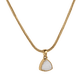 thumbnail image 4 of Collares para Mujer Oro 18k con Piedra de Nacimiento, LuckyLy Acero Inoxidable Baño Oro 18k, Cadena y Dije – Joyería ideal como Regalos para Mujer Cumpleaños y Regalos para Mamá Navidad, blanco Marzo, 4 of 7