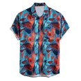 thumbnail image 1 of Birdeem Chemise Décontractée à Manches Courtes Style Vacances Hawaïennes pour Hommes, 1 of 9