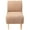 Camel, variant on LKJYER Stretch Armless Accent Chair Cover, Soft Armless Chair Slipcover Spandex Washable Armless Slipper Chair Slipcover with Elastic Bottom for Living Room