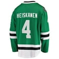 thumbnail image 3 of Men's Fanatics Miro Heiskanen Kelly Green Dallas Stars Team Color Breakaway Player Jersey, 3 of 3