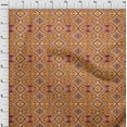 thumbnail image 3 of oneOone Cotton Cambric Fabric Geometric Flame Stitch Decor Fabric Printed BTY 56 Inch Wide, 3 of 4