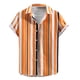 thumbnail image 1 of Novedad de verano, camisa de manga corta con estampado de moda para hombre, camisa con estampado sin posicionamiento, camiseta informal con solapa para hombre Pompotops oipoqjl43242, 1 of 9
