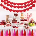 thumbnail image 7 of YujiCraft Valentine's Day Party Love Garland, 10 ft Peach Heart Banner for Wedding, Anniversary, Celebration, Home Decoration,, 7 of 7