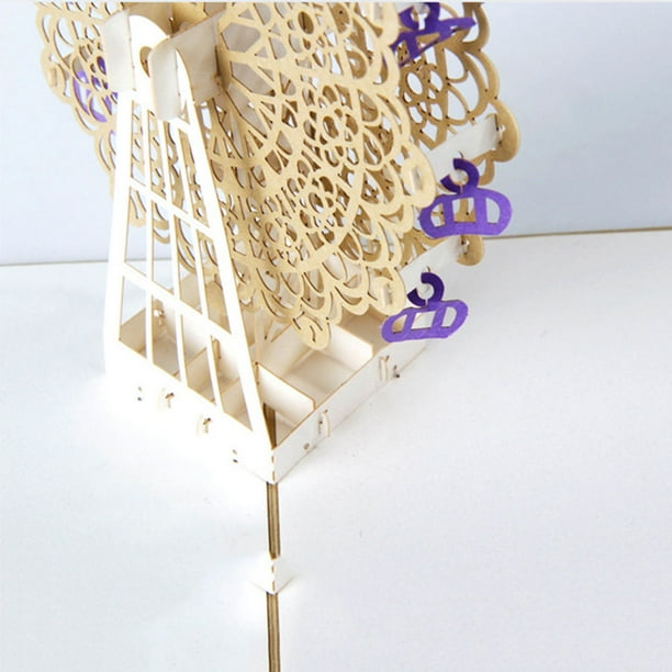 YSNOOWE Tarjeta De Felicitación 3D Con Fortuna Para Eventos Y Fiestas