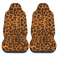 thumbnail image 2 of ZICANCN Car Seat Cover Orange Leopard Print Car Front Seat Covers Protectors , Automotive Seat Covers for Cars Trucks Suv, 2 of 8