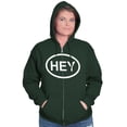 thumbnail image 3 of Hey Girl Funny Novelty TV Show Logo Zip Up Hoodie Men's Women's Brisco Brands 3X, 3 of 6