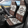 thumbnail image 2 of Uorisanigo Aztec Geometry Car Seat Covers for Women Waterproof Front Seat Covers Auto Interior Accessories 2 Pcs Set Easy to Install Universal Fit Most Cars,SUV, Trucks, 2 of 7