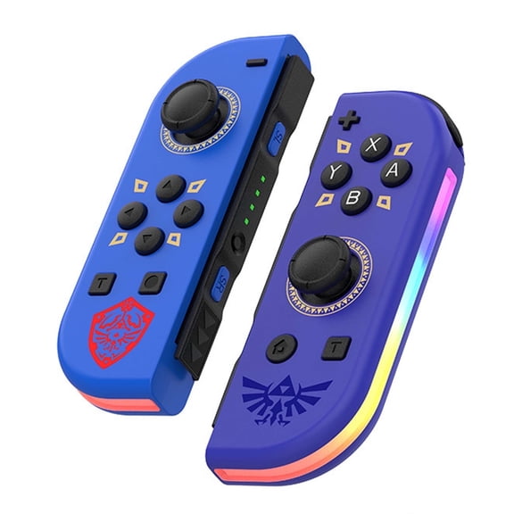 SIXGOLDHUA L/R Switch Controller Compatible with Nintendo Switch with Lighting, Support Turbo Function/Dual Vibration/Motion Control