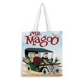 thumbnail image 1 of Mr. Magoo Bolso de tela con estampado de lienzo para mujer, bolsa de compras reutilizable y estética, con cremallera interior, regalo para mujer,38*45cm., 1 of 6