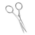 thumbnail image 4 of Tijeras de Acero Inoxidable para Corte Preciso de Barba, Cejas y Vello Nasal - Compactas y Ligeras, Ideal para Viajes y Uso Diario., 4 of 6