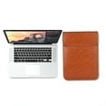 thumbnail image 4 of Yingyy Housse d'Ordinateur Portable Imperméable en PU, Pochette de Rangement, Sac, Housse d'Ordinateur Bloc-Notes de Remplacement pour MacBook, Jaune, 13,3 Pouces, 4 of 6