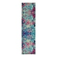 thumbnail image 3 of Unique Loom Jardin Collection Area Rug - Ivy (2' 7" x 10' Runner Blue/Beige), 3 of 7