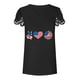 thumbnail image 5 of Blusa de manga corta de encaje informal con cuello en V de verano para mujer Fridja  bn8001, 5 of 8