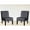 Grey, variant on Grey Velvet Mid Century Modern Chairs, Of 2 With Stable Solid Wood Legs For Home Accent Chairs , In Strong