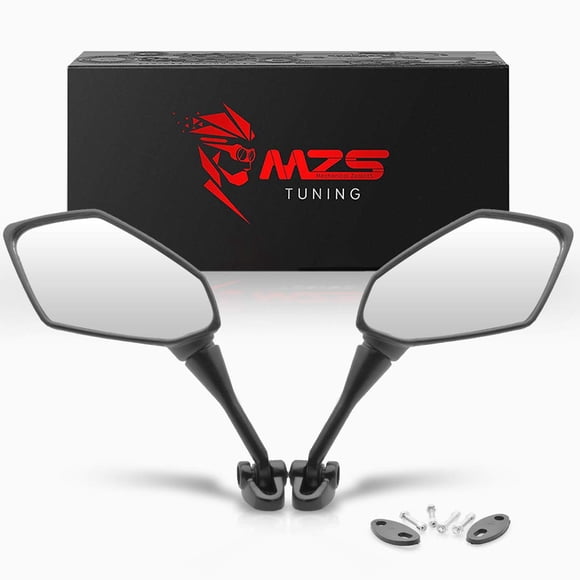 Espejos de motocicleta MZS con ajuste de visión trasera para EX250 EX400