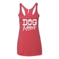 thumbnail image 2 of Wild Bobby Dog Mom Dog Lover Women Tri-Blend Racerback Tank Top Vintage Red X-Large, 2 of 5