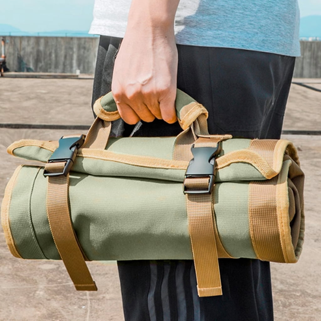 lanema Roll Up Tool Bag Tool Organizers with Detachable Pouches Tool Bag Multi Pocket