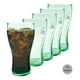 thumbnail image 2 of Juego de 12 Vasos de Vidrio Coca Cola 450 ml Libbey AJR Green Glass, 2 of 6