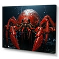 thumbnail image 2 of Designart "Scarlet Mantis Shrimp Portrait II" Coastal Coral Under Water Canvas Wall Art, 2 of 7