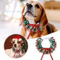 thumbnail image 1 of Festive Holiday Pet Neck Scarf Dress Up Accessory for Cats and Dogs with Adjustable Collar Design, 1 of 5