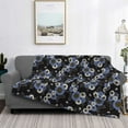 thumbnail image 2 of Disketp Sunflowers Flannel Blankets - Thick and Warm Blanket for Winter, Soft Fuzzy Plush King Blanket for All Seasons40"x30", 2 of 6
