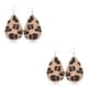 thumbnail image 3 of Pendientes Sonducket con estampado de leopardo geométrico de piel sintética para mujeres y niñas Tipo 2 CBP233690, 3 of 6
