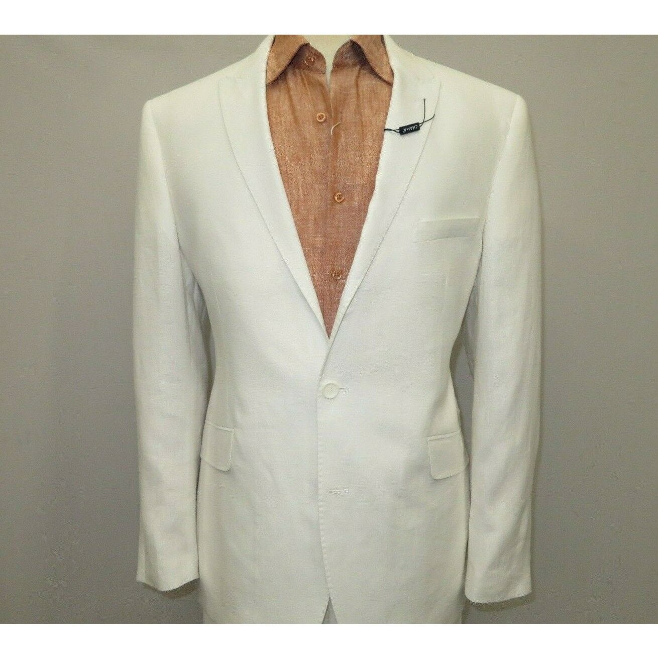 CHAMA Mens Classic Fit Linen Blazer Suit Casual Sports Coat Jacket