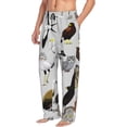 thumbnail image 6 of Vsdgher Animal Bird Mens Pajama Pants Sleep & Lounge Pants, PJ Pants-Medium, 6 of 6