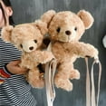 thumbnail image 2 of Franhais Women's Lovely Smile Bear Plush Doll Lolita Messenger Bag Cross-Body Adorable Mini Bags, 2 of 6
