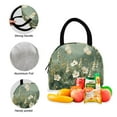 thumbnail image 3 of ALAZA Backpack Set White Butterfly Flowers Elementary School Bags Student BookBag with Lunch Bag, 3 of 6
