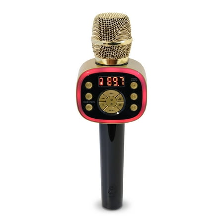 Singing Machine - Carpool Karaoke The Mic 2.0 Karaoke System - Gold